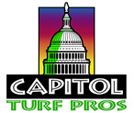 capitol turf pros logo including colorful photo of the us capitol