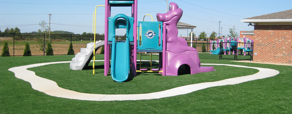 Playground with Artificial Turf