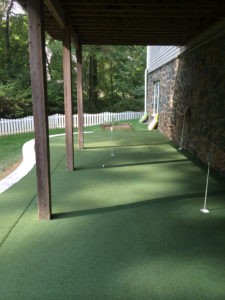 residential artificial putting green